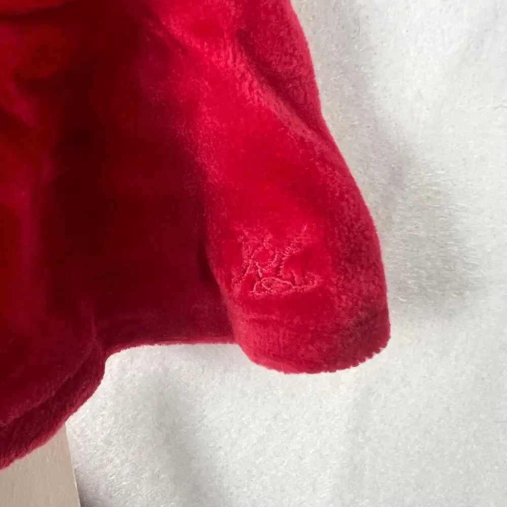 Ralph Lauren Vintage Girls Red Velvet Tiered Dress 2T NWT Holiday Christmas
